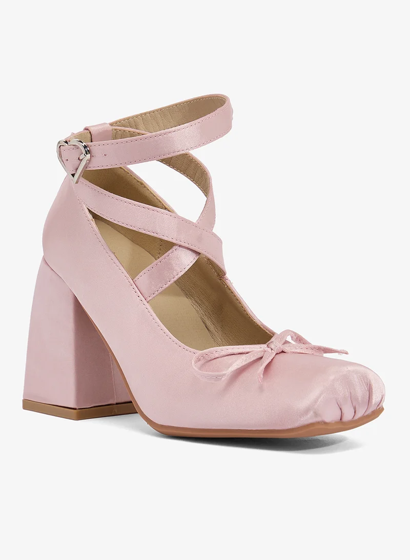 ايلا Ballet High Heel Sandals Wrap Around